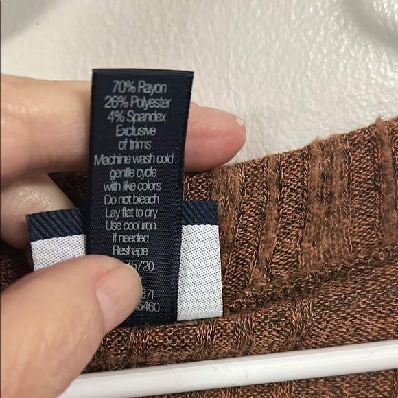 Daytrip Brown Cardigan Sweater Open Front Knit - Picture 3 of 5